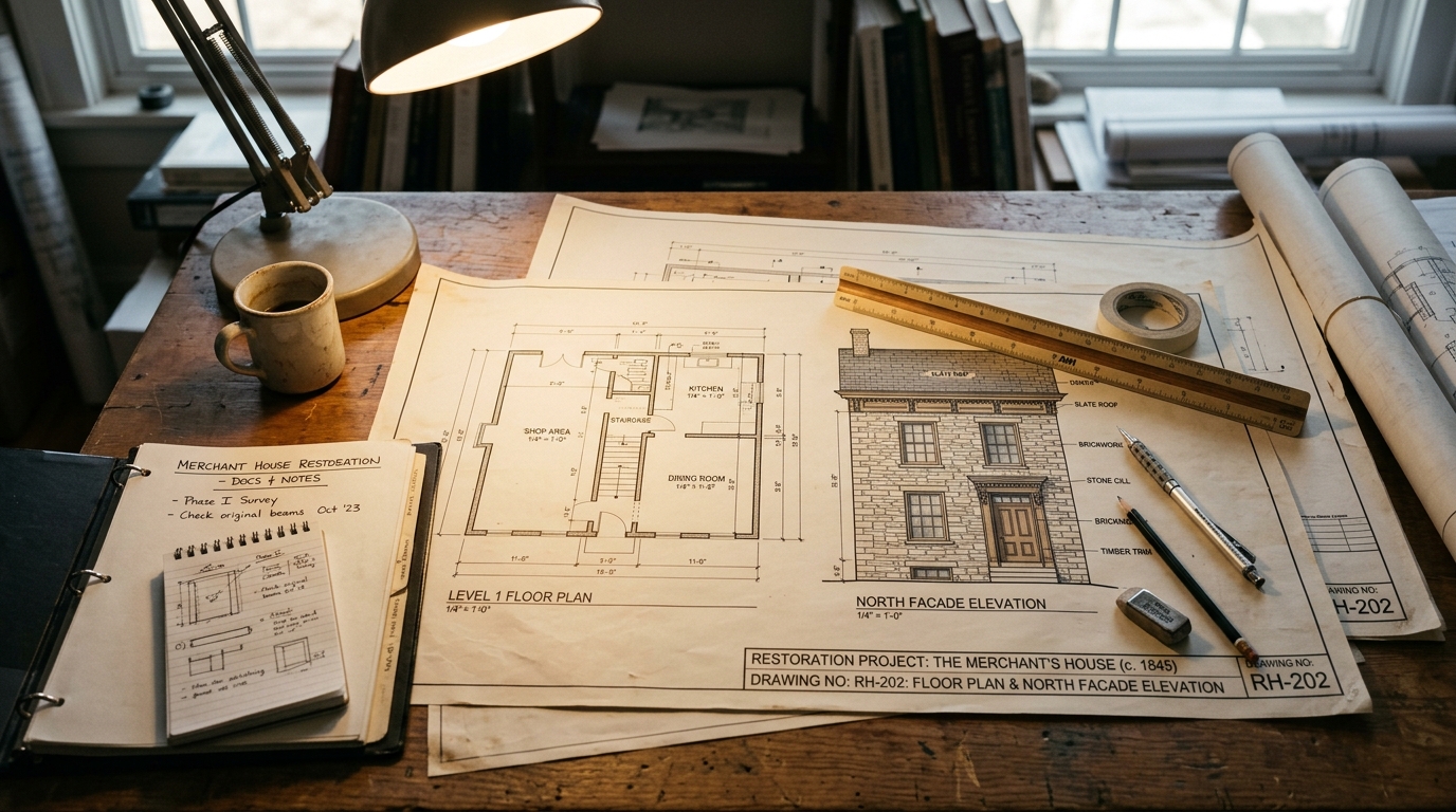 Проектная документация для усадебного дома XIX века